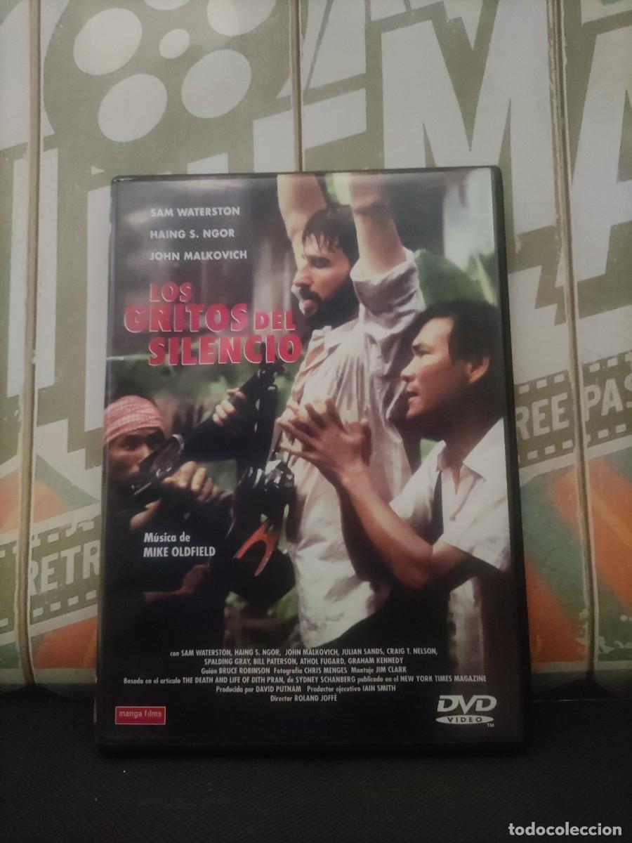 Cine: DVD 2076 Los gritos del silencio / Disco con se&ntilde;ales de uso