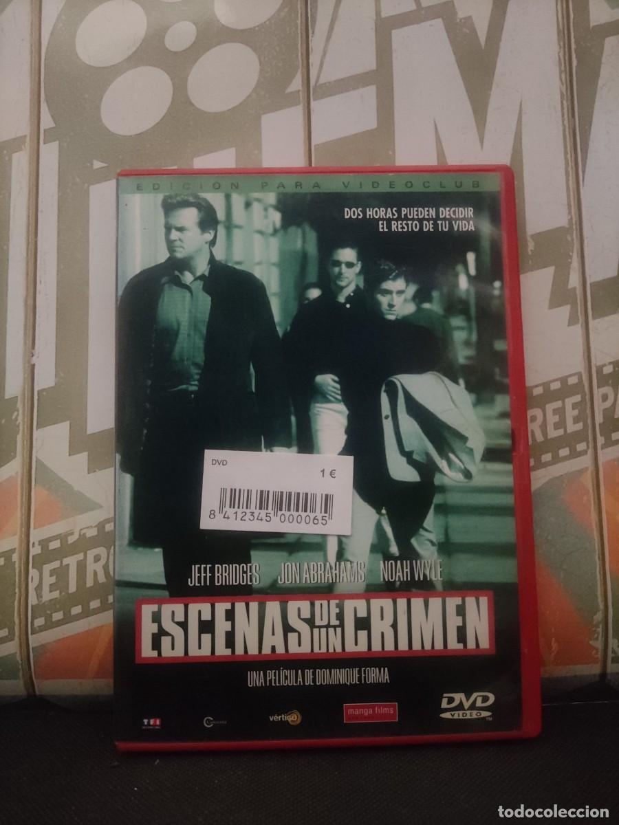 Cine: DVD 2090 Escenas de un crimen / Disco con se&ntilde;ales de uso