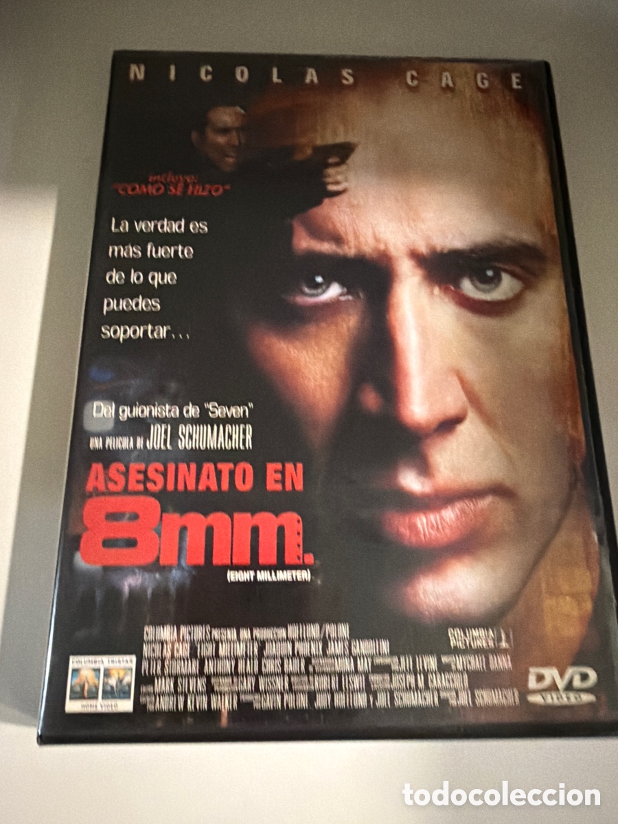 Cine: Asesinato en 8 MM. DVD SEMINUEVO