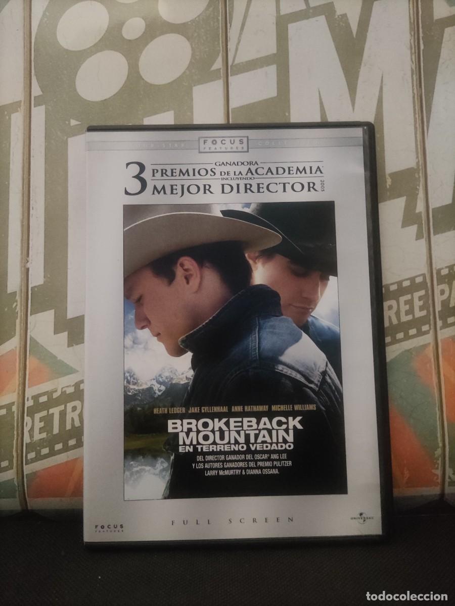 Cine: DVD 2094 Brokeback mountain (En terreno vedado) / Disco con se&ntilde;ales de uso