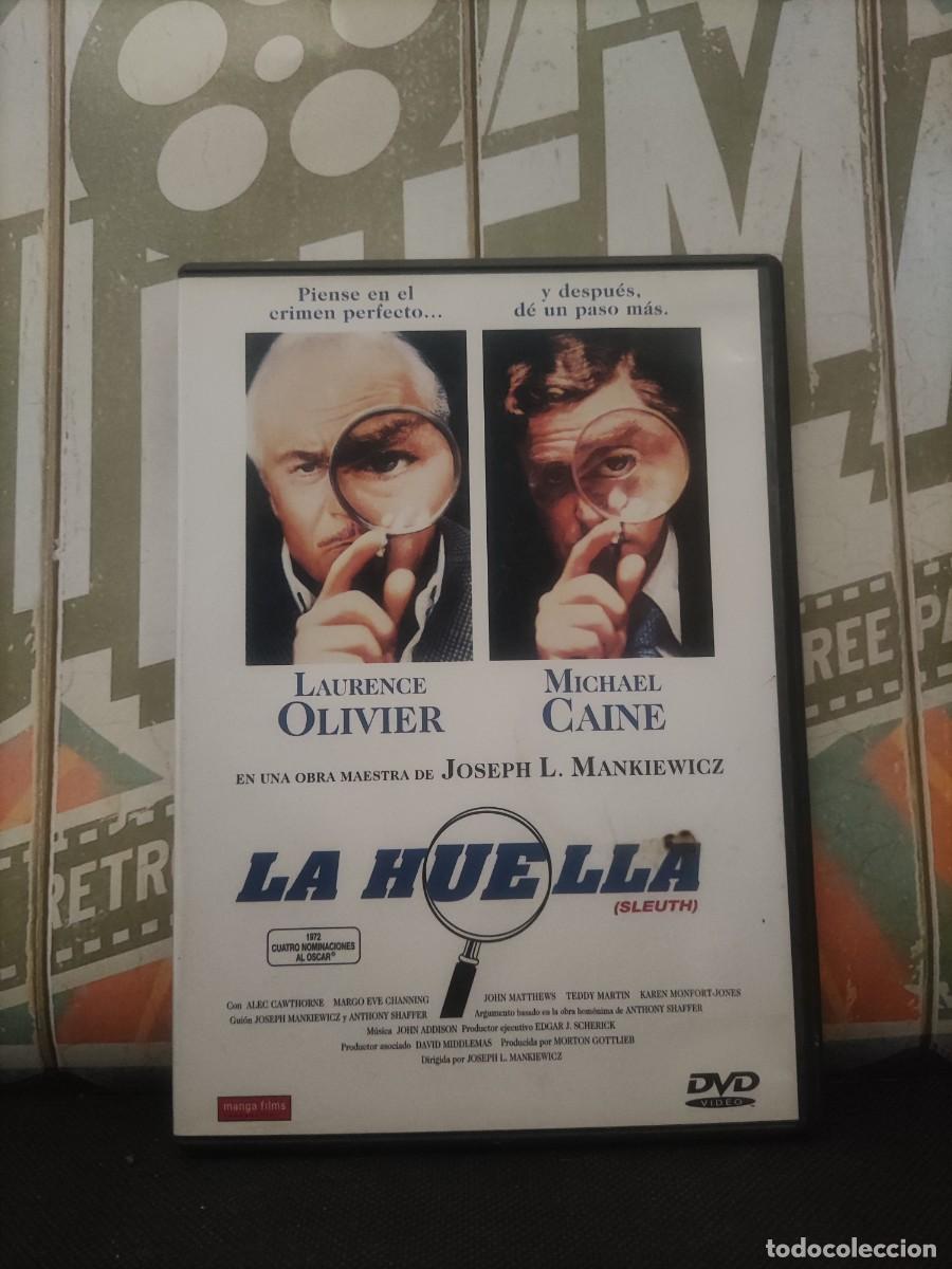 Cine: DVD 2098 La huella (Sleuth) / Disco con se&ntilde;ales de uso