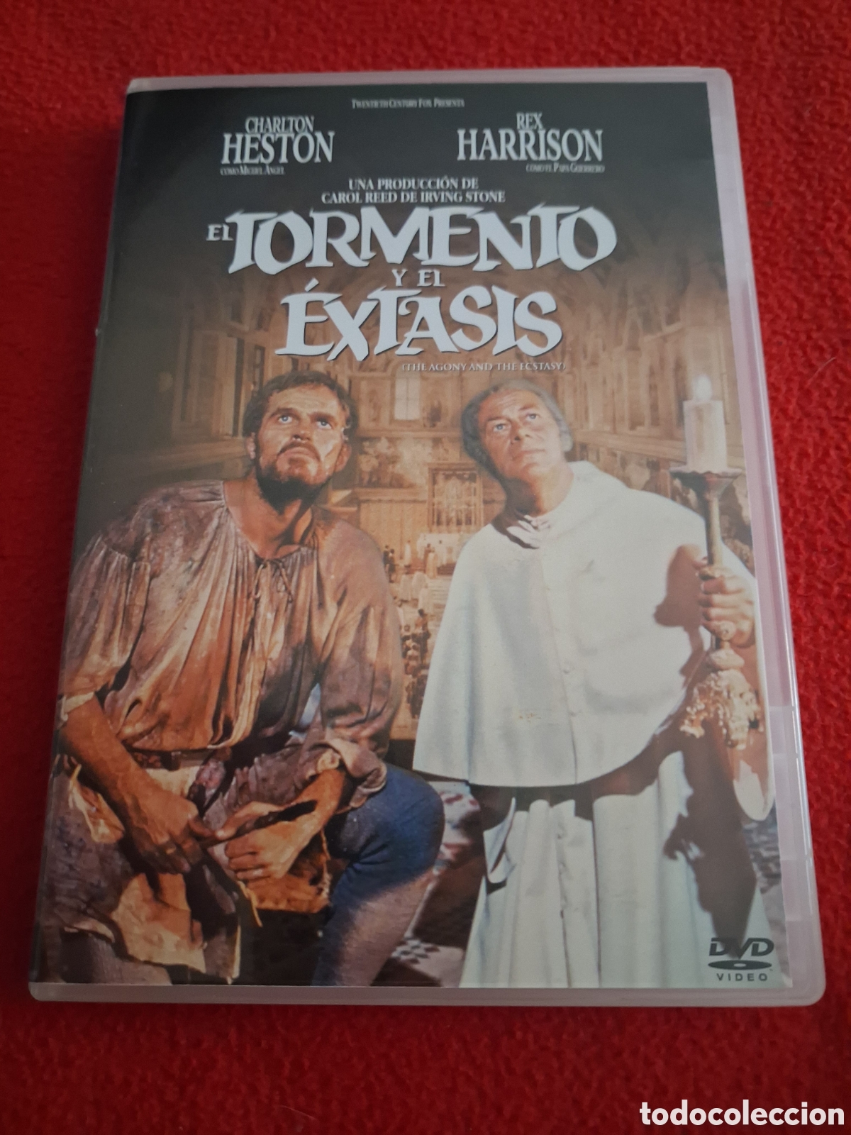 Cine: Dvd el tormento y el &eacute;xtasis - charlton Heston Rex Harrison