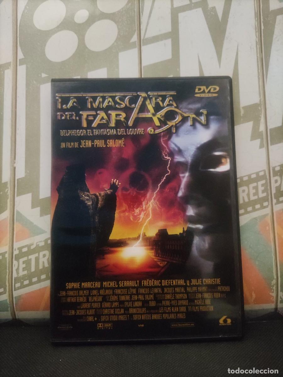 Cine: DVD 2117 La m&aacute;scara del fara&oacute;n / Disco con se&ntilde;ales de uso