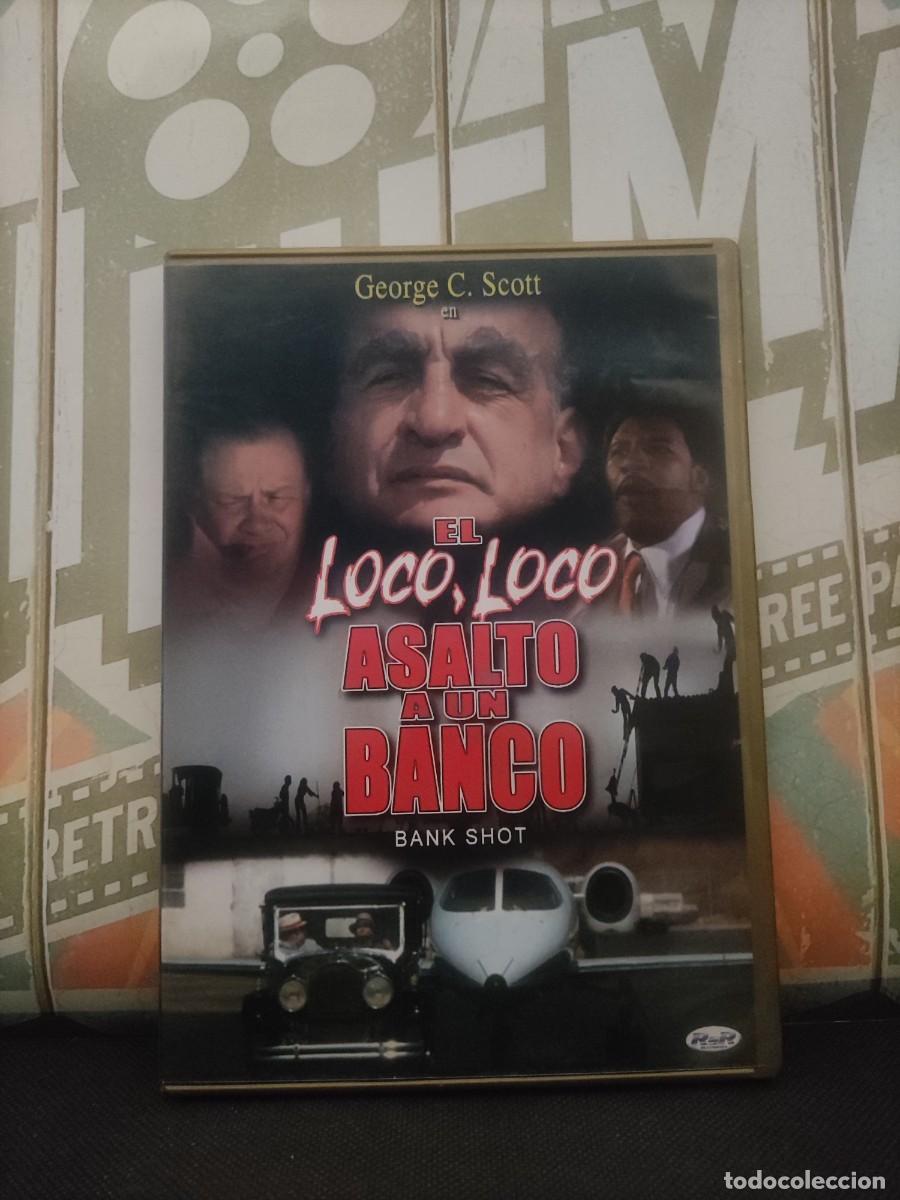 Cine: DVD 2128 El loco, loco asalto a un banco / Disco con se&ntilde;ales de uso