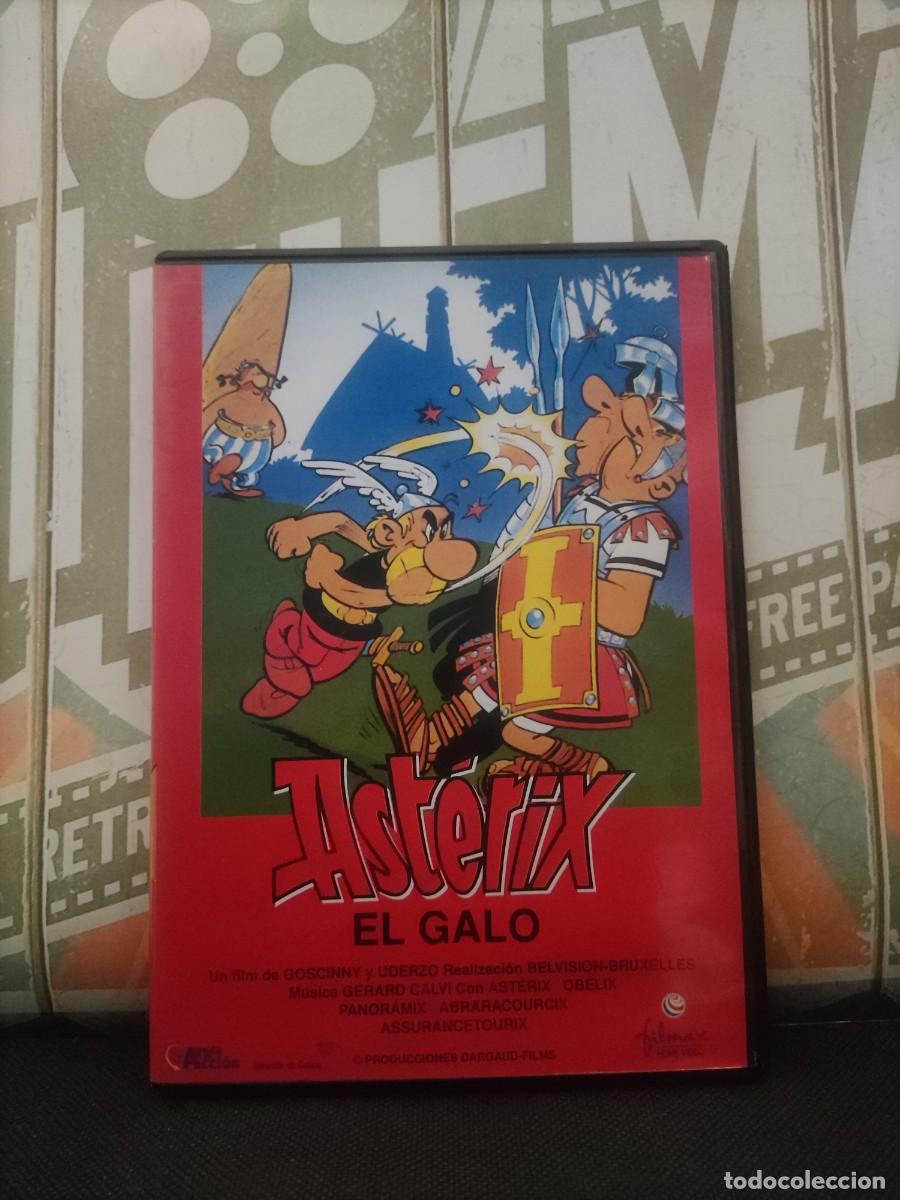 Cine: DVD 2129 Ast&eacute;rix El galo / Disco con se&ntilde;ales de uso