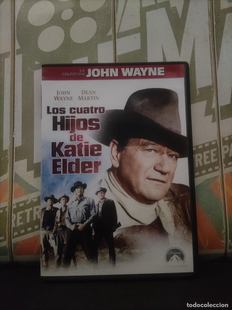 Cine: DVD 2130 Los cuatro hijos de Katie Elder &rdquo;Colecci&oacute;n John Wayne&rdquo; / Disco con se&ntilde;ales de uso