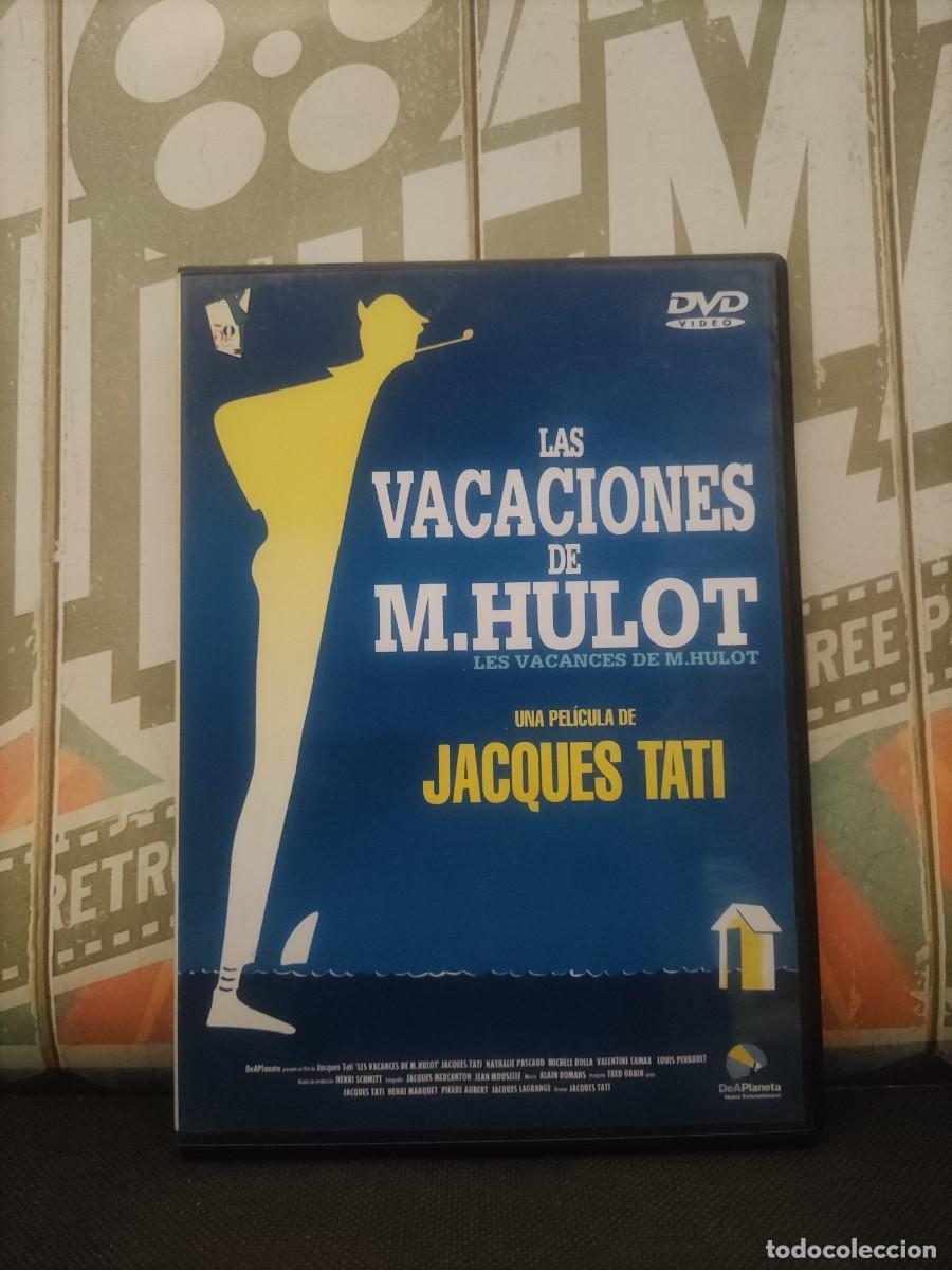 Cine: DVD 2146 Las vacaciones de M. Hulot / Disco con se&ntilde;ales de uso