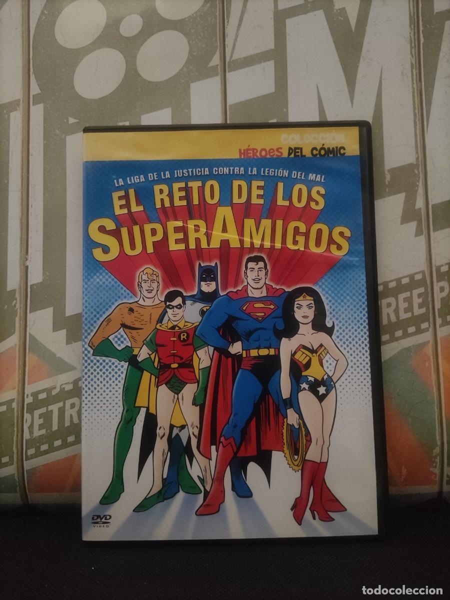 Cine: DVD 2150 El reto de los Super Amigos &rdquo;H&eacute;roes del comic&rdquo; / Disco con se&ntilde;ales de uso