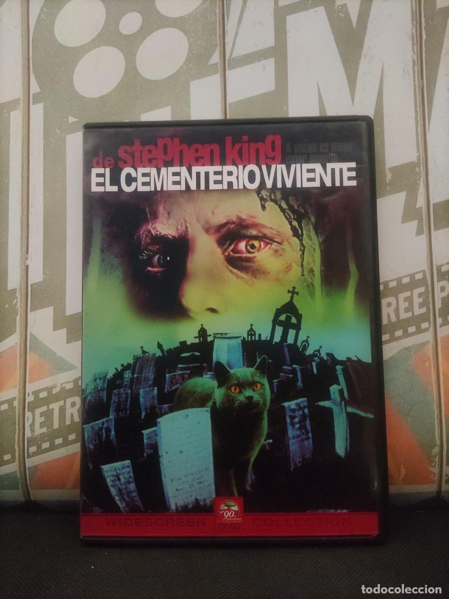 Cine: DVD 2159 El cementerio viviente &rdquo;Stephen King&rdquo; / Disco con se&ntilde;ales de uso