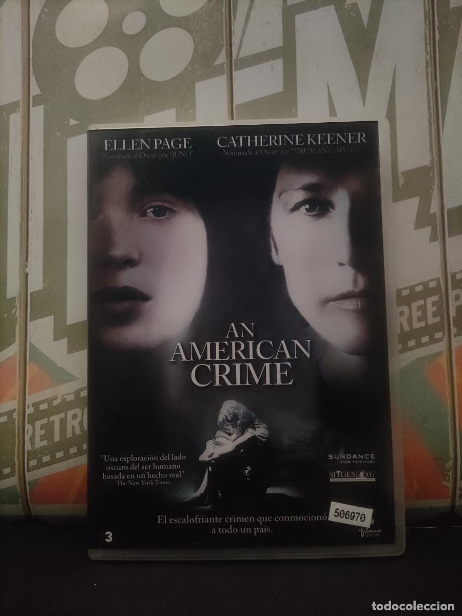 Cine: DVD 2167 An american crime / Disco con se&ntilde;ales de uso