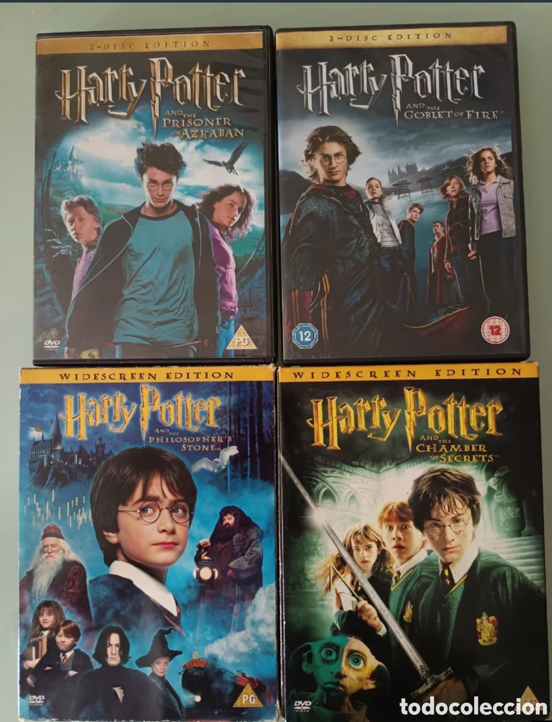 Cine: LOTE PEL&Iacute;CULAS DVD HARRY POTTER (INGL&Eacute;S)