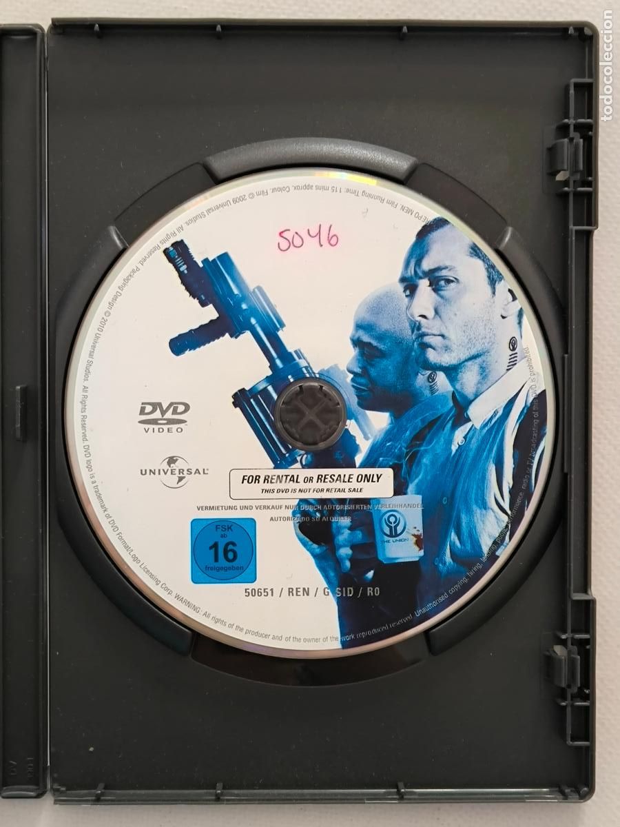 Cine: DVD REPO MEN - SOLO DISCO Y CAJA - SIN CARATULA - LEER DESCRIPCION (278)