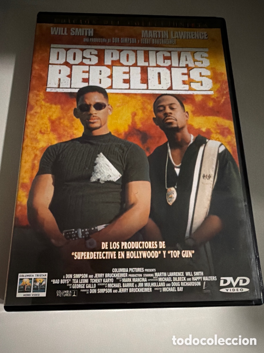Cine: Dos Polic&iacute;as rebeldes DVD SEMINUEVO