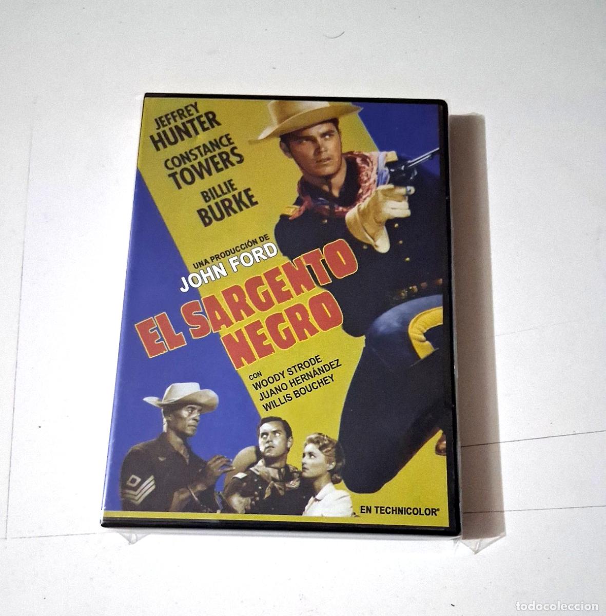 Cine: DVD &rdquo;EL SARGENTO NEGRO&rdquo; JOHN FORD JEFFREY HUNTER CONSTANCE TOWERS