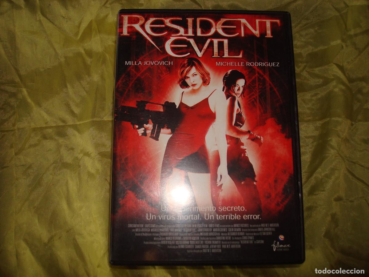 Cine: RESIDENT EVIL. MILLA JOVOVICH. DVD