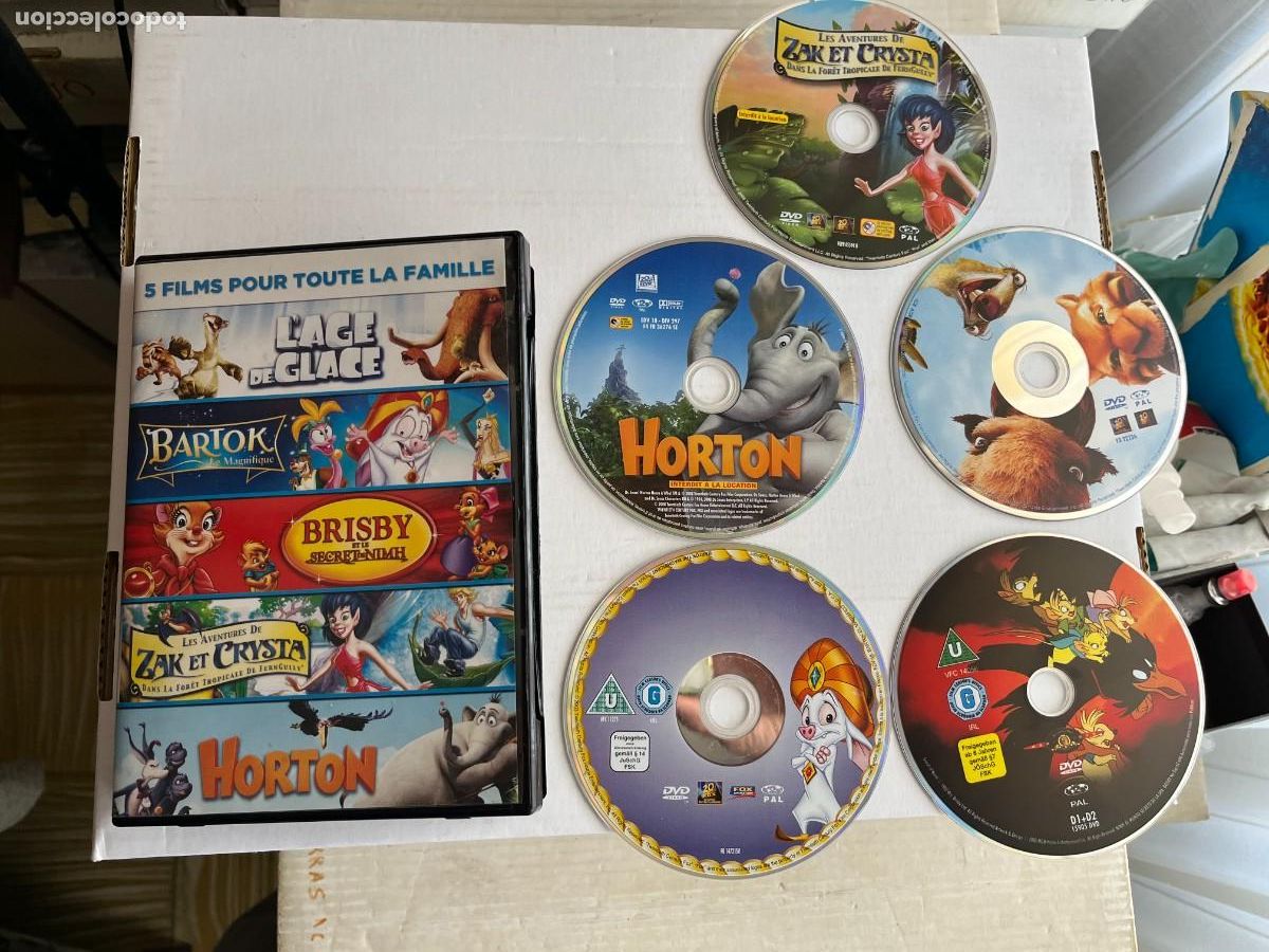 Cine: 5 FILMS POUR TOUTE LA FAMILLE - PELICULA DVD INFANTIL FRANCES KREATEN