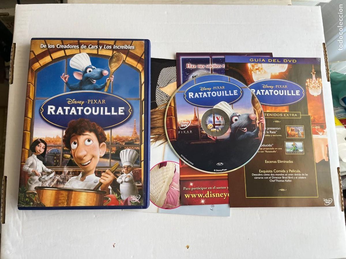 Cinema: RATATOUILLE RATATUIL DISNEY - PELICULA DVD KREATEN