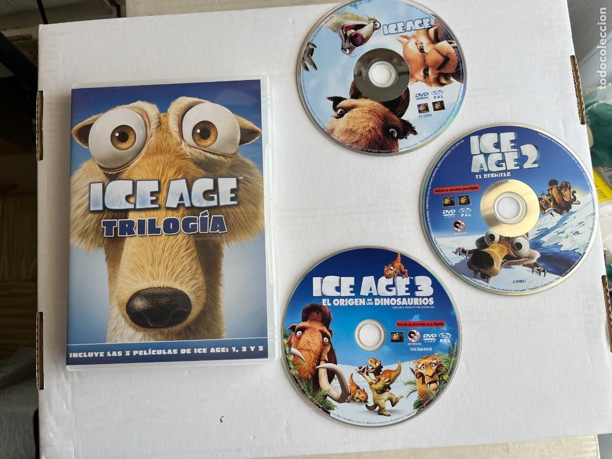 Cinema: ICE AGE TRILOGIA 1 2 3 - PELICULA DVD KREATEN