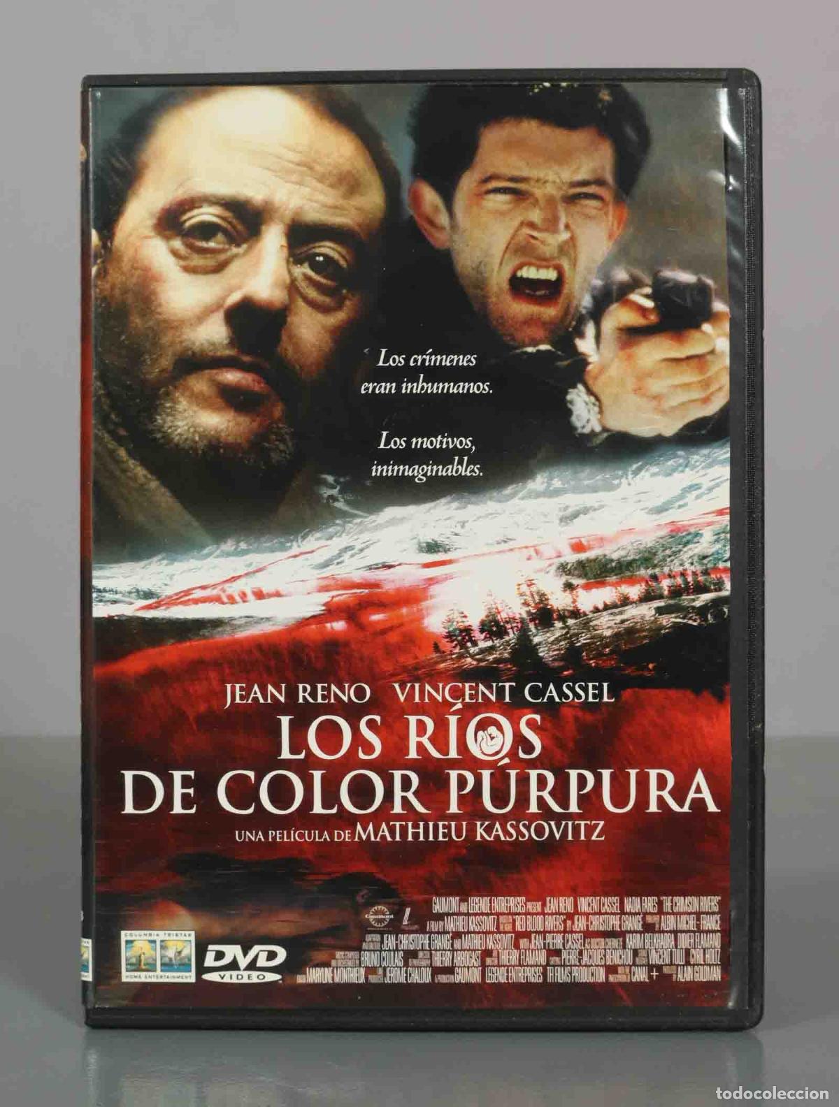 Cine: DVD. Los R&iacute;os de Color P&uacute;rpura - Mathieu Kassovitz, Jean Reno, Vincent Cassel