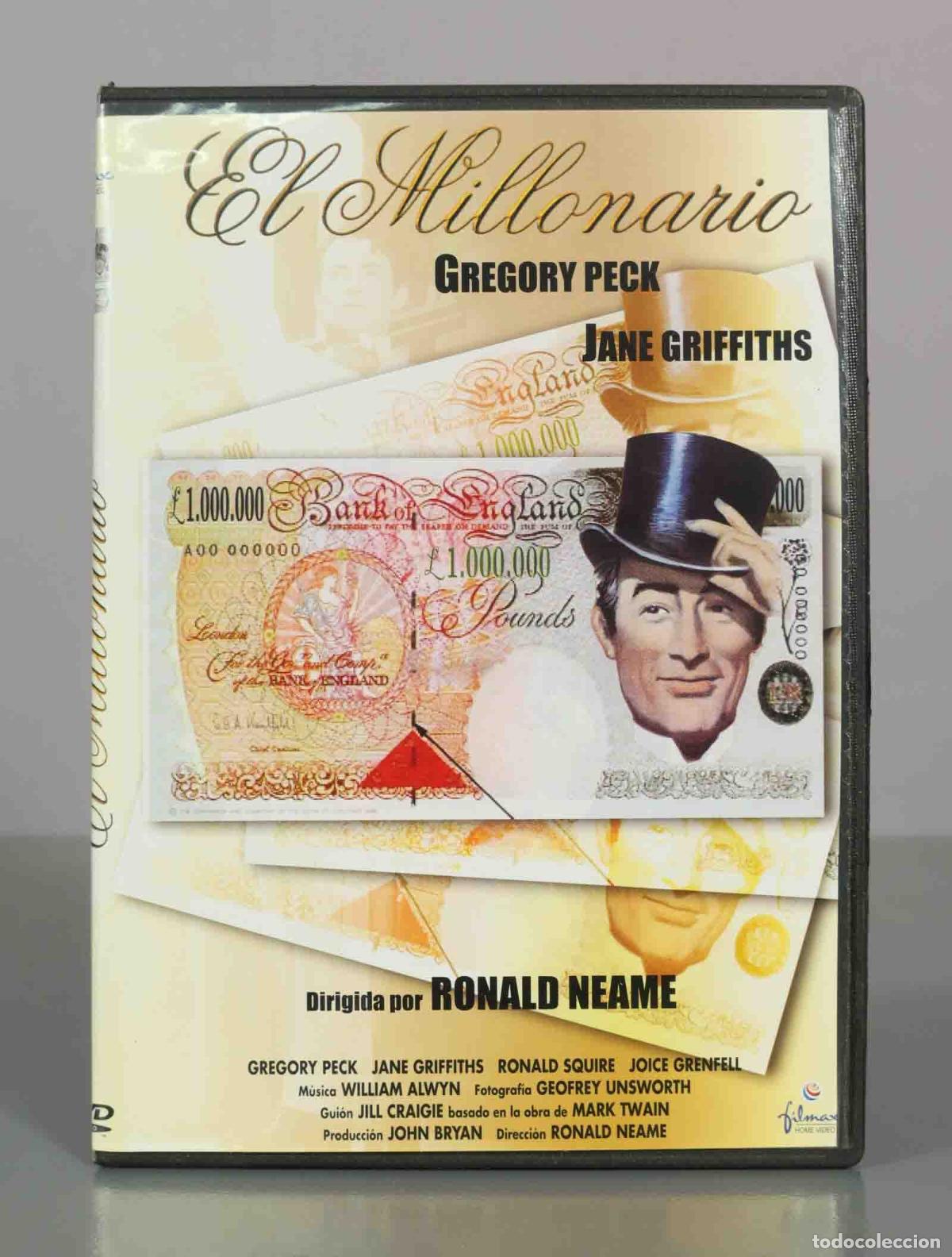 Cine: DVD. El Millonario - Ronald Neame, Gregory Peck, Jane Griffiths