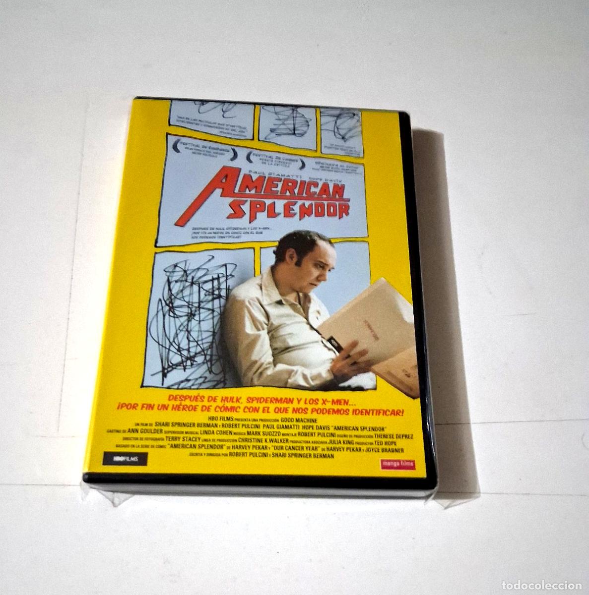 Cine: DVD &rdquo;AMERICAN SPLENDOR&rdquo; COMO NUEVO ROBERT CRUMB ROBERT PULCINI SHARI SPRI