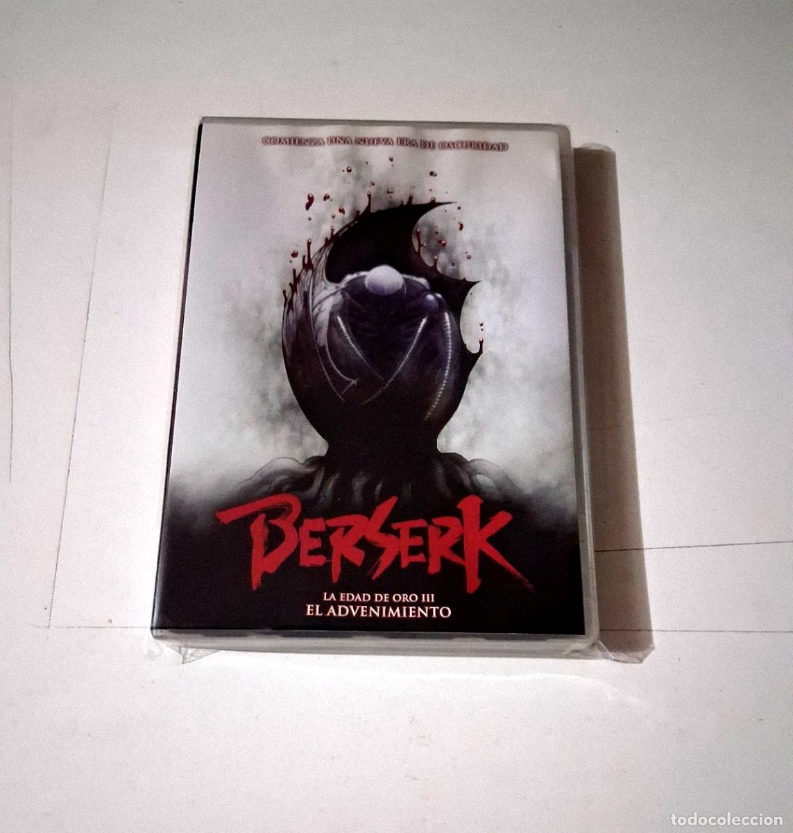 Cine: DVD &rdquo;BERSERK LA EDAD DE ORO III 3 EL ADVENIMIENTO&rdquo; COMO NUEVO TOSHIYUKI KUBOOKA