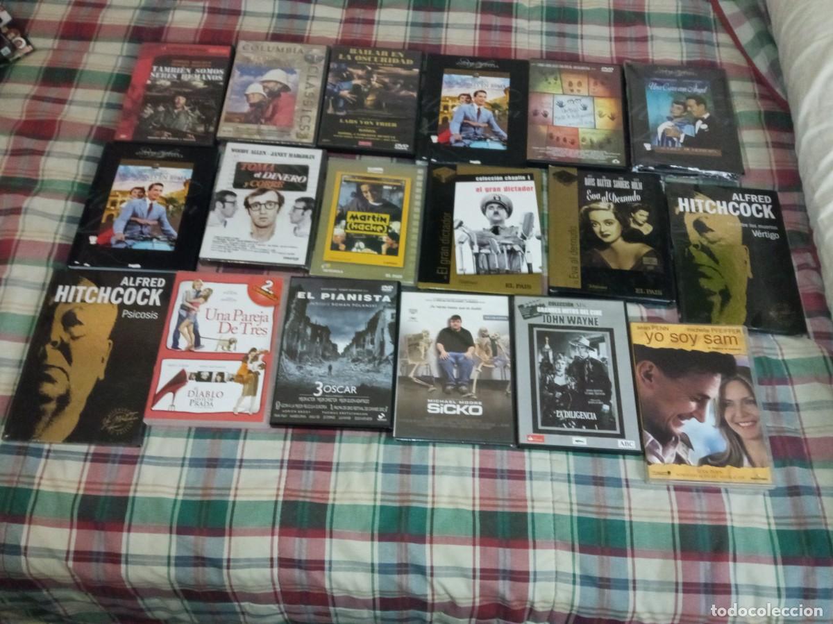 Cine: Lote de cine en DVD 50 pel&iacute;culas. Algunas precintadas. Alguna repetida.