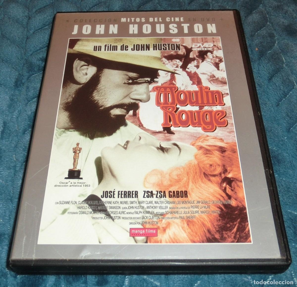 Cine: DVD MOULINE ROUGE - MITOS DEL CINE JOHN HOUSTON (DE COLECCIONISTA - PERFECTO ESTADO-UN SOLO USO)
