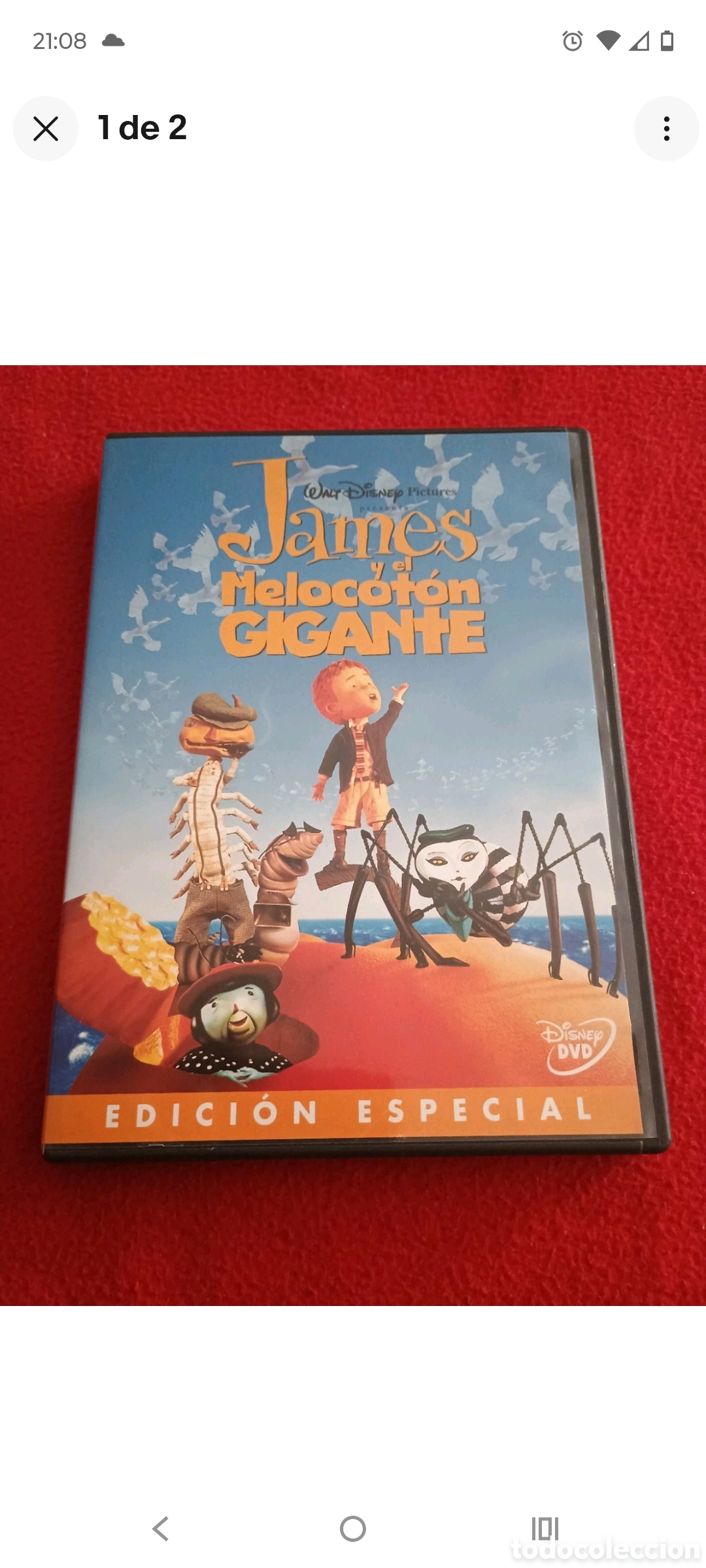 Cine: Dvd james y el melocot&oacute;n gigante
