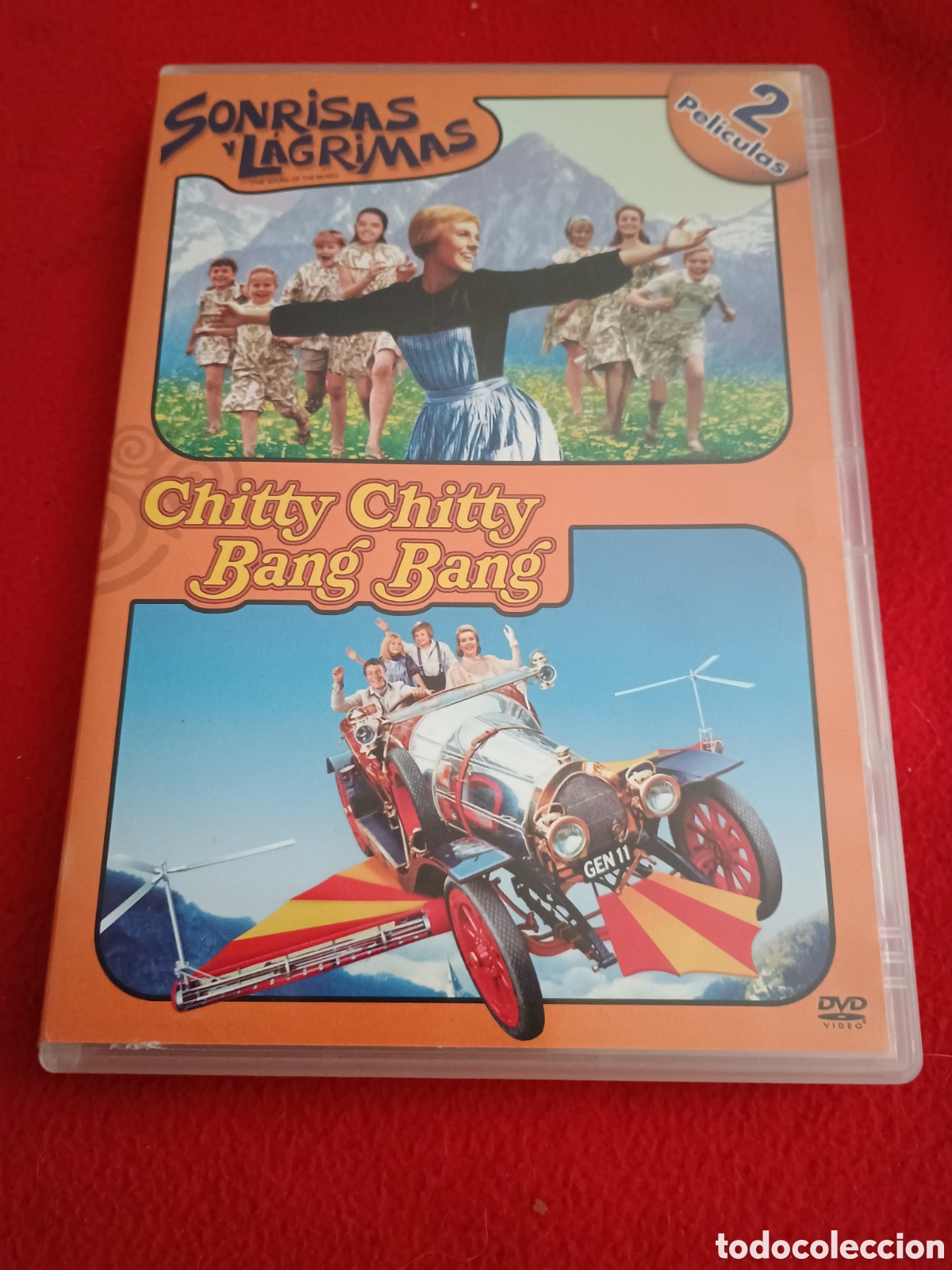 Cine: Dvd chitty chitty bang bang + sonrisas y l&aacute;grimas - dick van dyke Julie andrews