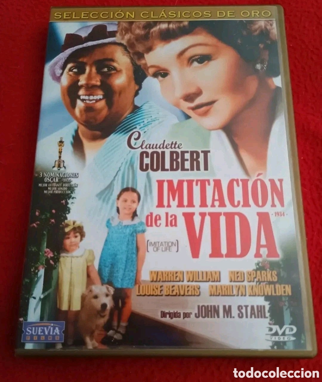 Cine: Dvd imitaci&oacute;n de la vida - claudette colbert (incluye libreto)