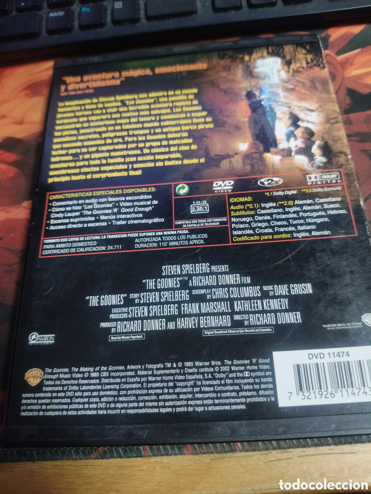 Cine: Los goonies ------ DVD. - Foto 2
