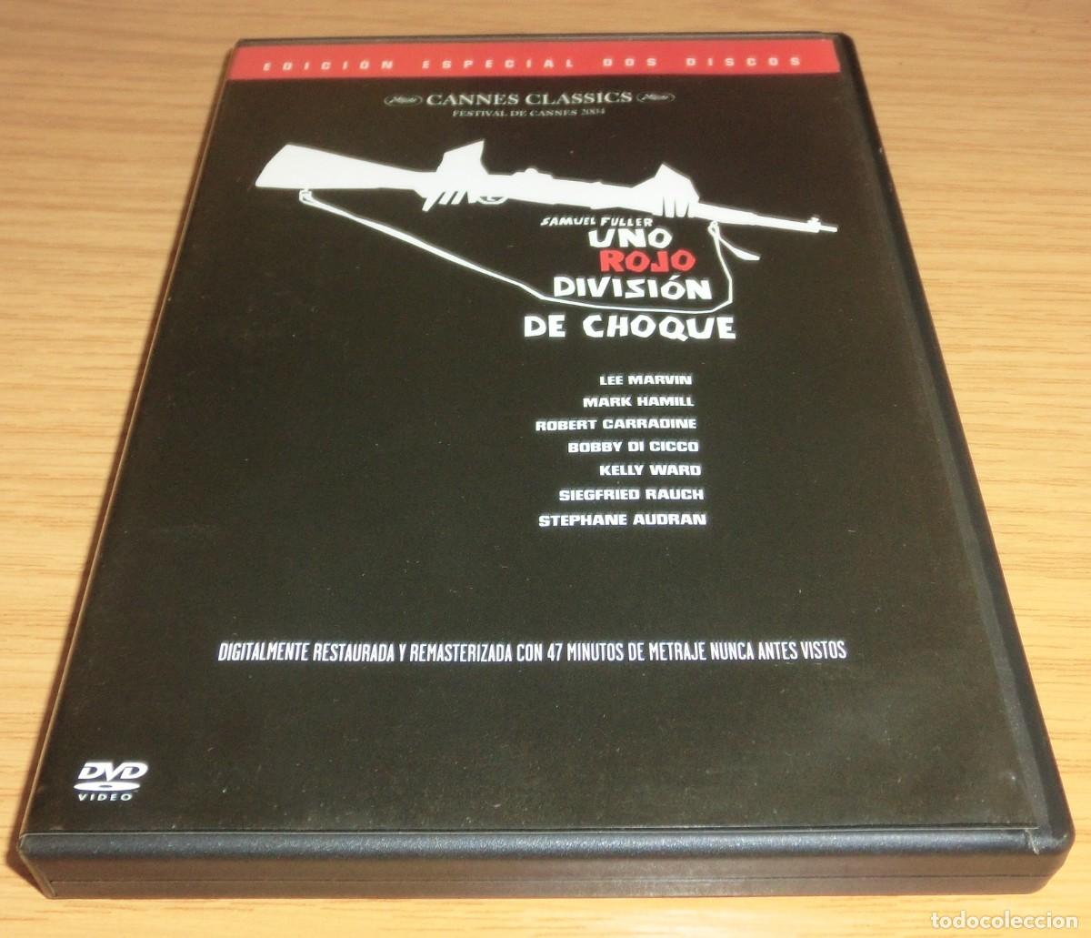 Cine: 2DVD&acute;S UNO ROJO DIVISI&Oacute;N DE CHOQUE - LEE MARVIN (DE COLECCIONISTA - PERFECTO ESTADO)