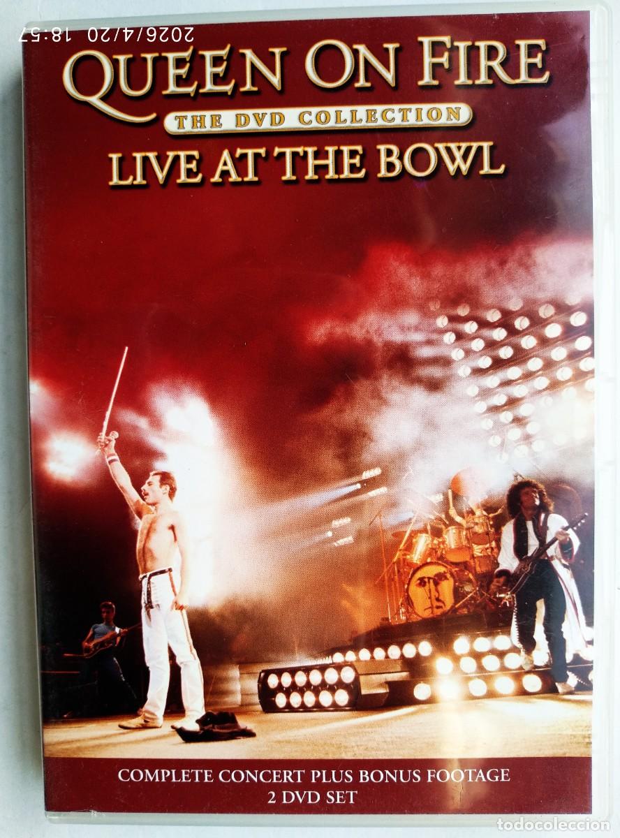 Cine: QUEEN ON FIRE. LIVEAT THE BOWL. DVD.