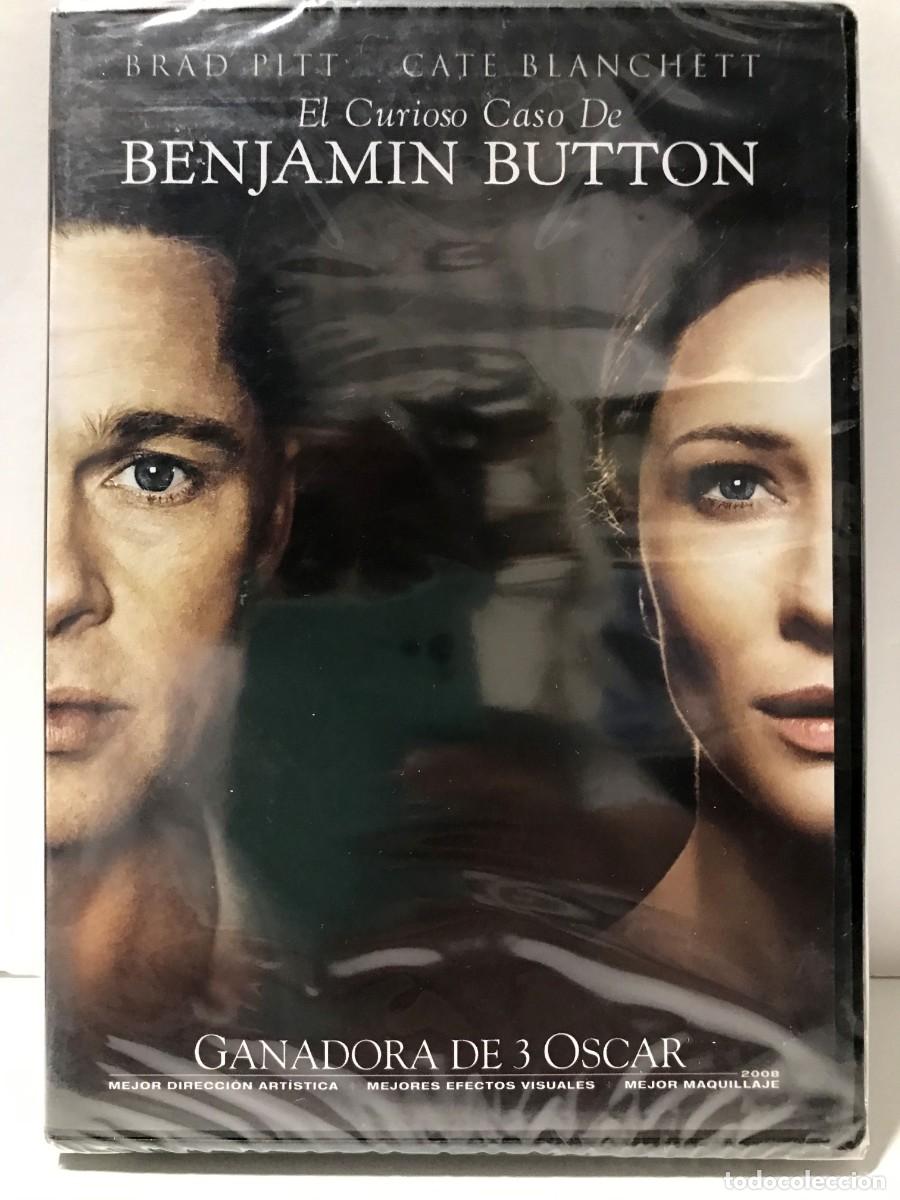 Cine: DVD EL CURIOSO CASO DE BENJAMIN BUTTON - BRAD PITT, CATE BLANCHETT (PRECINTADO) (L)
