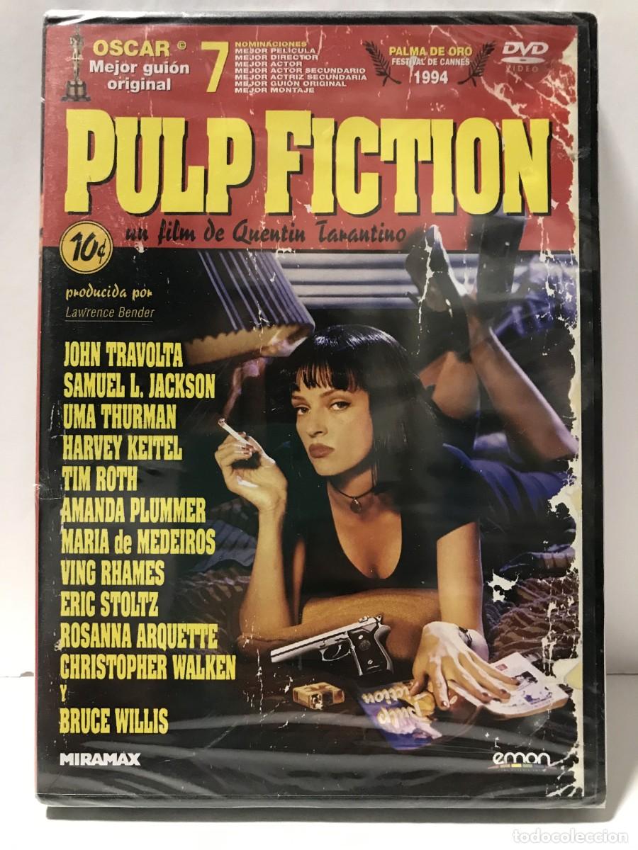 Cine: DVD PULP FICTION - JHON TRAVOLTA, SAMUEL L. JACKSON, UMA THURMAN (PRECINTADO) (L)