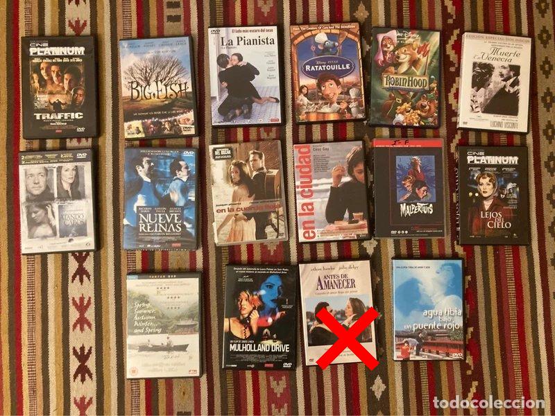 Cine: Lote de 16 pel&iacute;culas DVDs