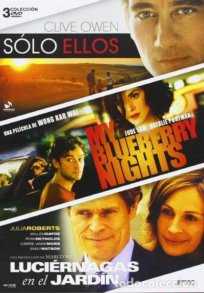Cine: Pack: S&oacute;lo Ellos + Luci&eacute;rnagas En El Jard&iacute;n + My Blueberry Nights- 8435153732935