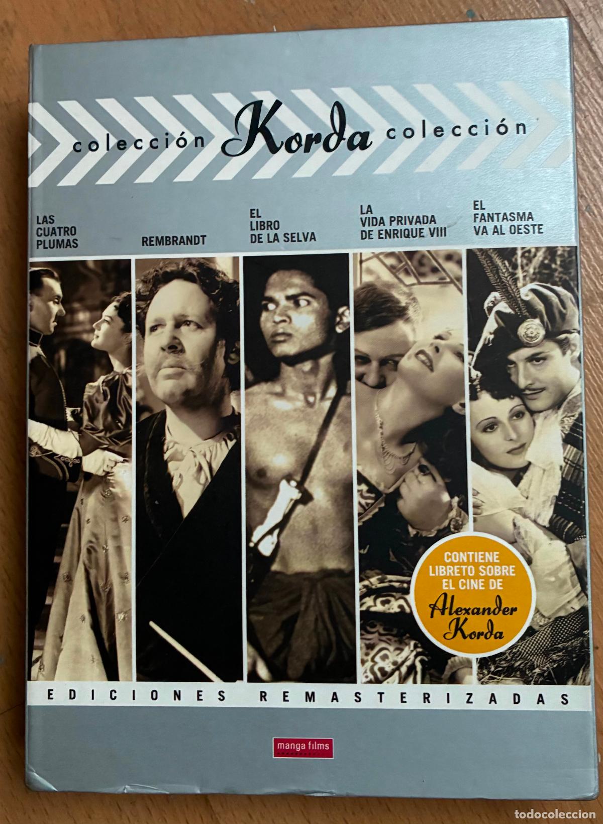 Cine: COLECCION KORDA, Ediciones Remasterizadas, 5 DVDs