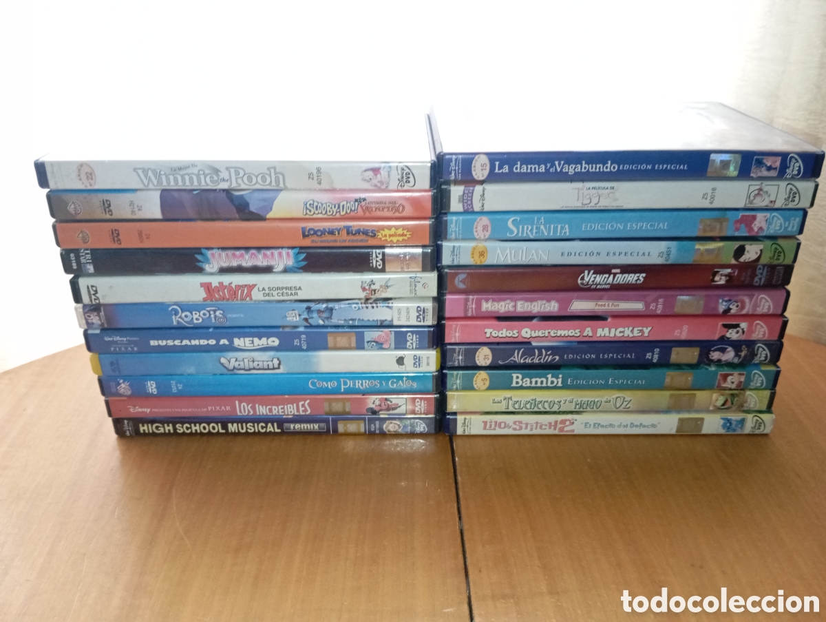 Cine: Disney pel&iacute;culas 22 t&iacute;tulos DVD