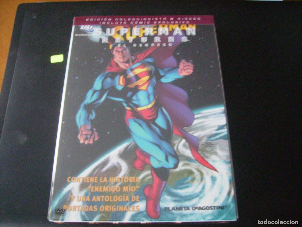 Cine: SUPERMAN RETURNS - EDICION 2 DISCOS COLECCIONISTA CAJA METALICA + COMIC