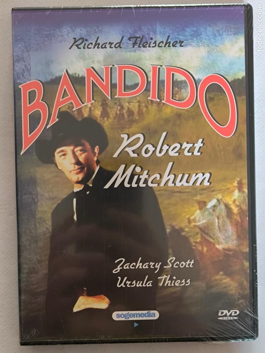 Cine: DVD BANDIDO - ROBERT MITCHUM - NUEVO, PRECINTADO (281)