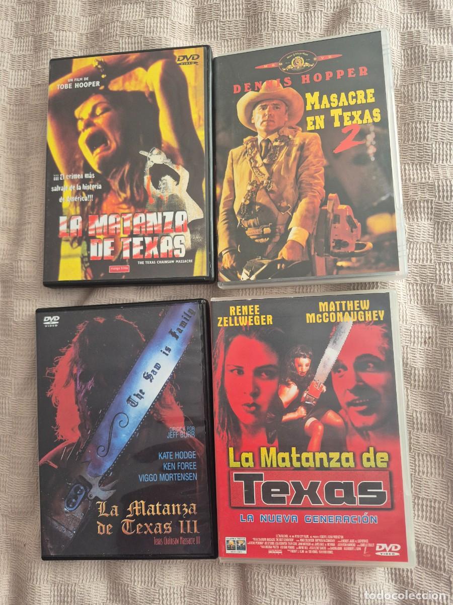 Cine: Pack Colecci&oacute;n La matanza de Texas , 4 pel&iacute;culas dvd