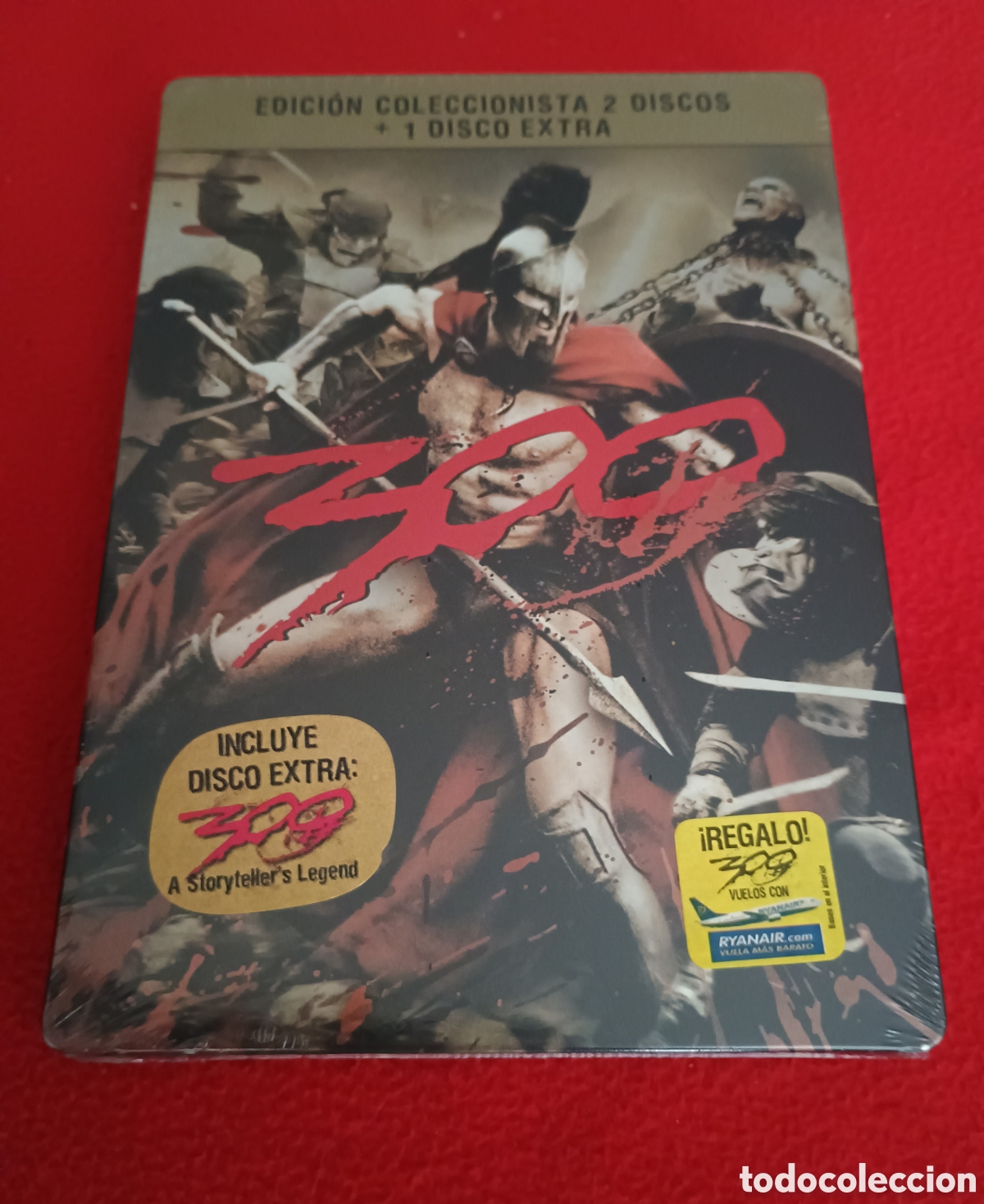 Cine: Dvd 300 (edici&oacute;n limitada fnac 3 discos) Zack snyder Gerard butler