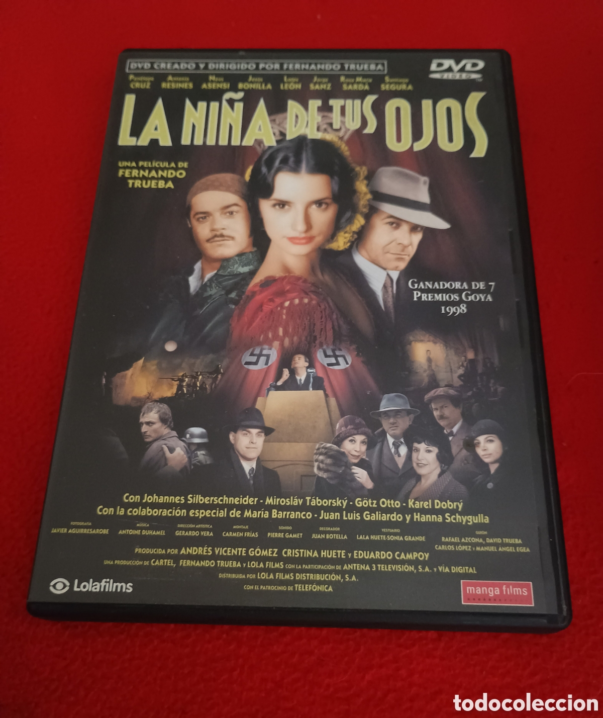 Cine: Dvd la ni&ntilde;a de tus ojos - Fernando trueba Pen&eacute;lope cruz antonio Resines Santiago segura jorge sanz