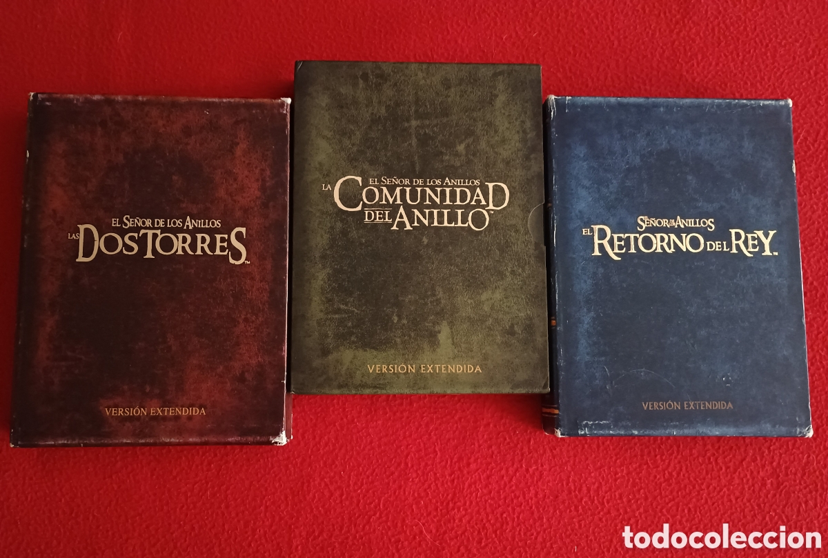 Cine: Dvd el se&ntilde;or de los anillos (12 discos) versi&oacute;n extendida comunidad anillo dos torres retorno rey