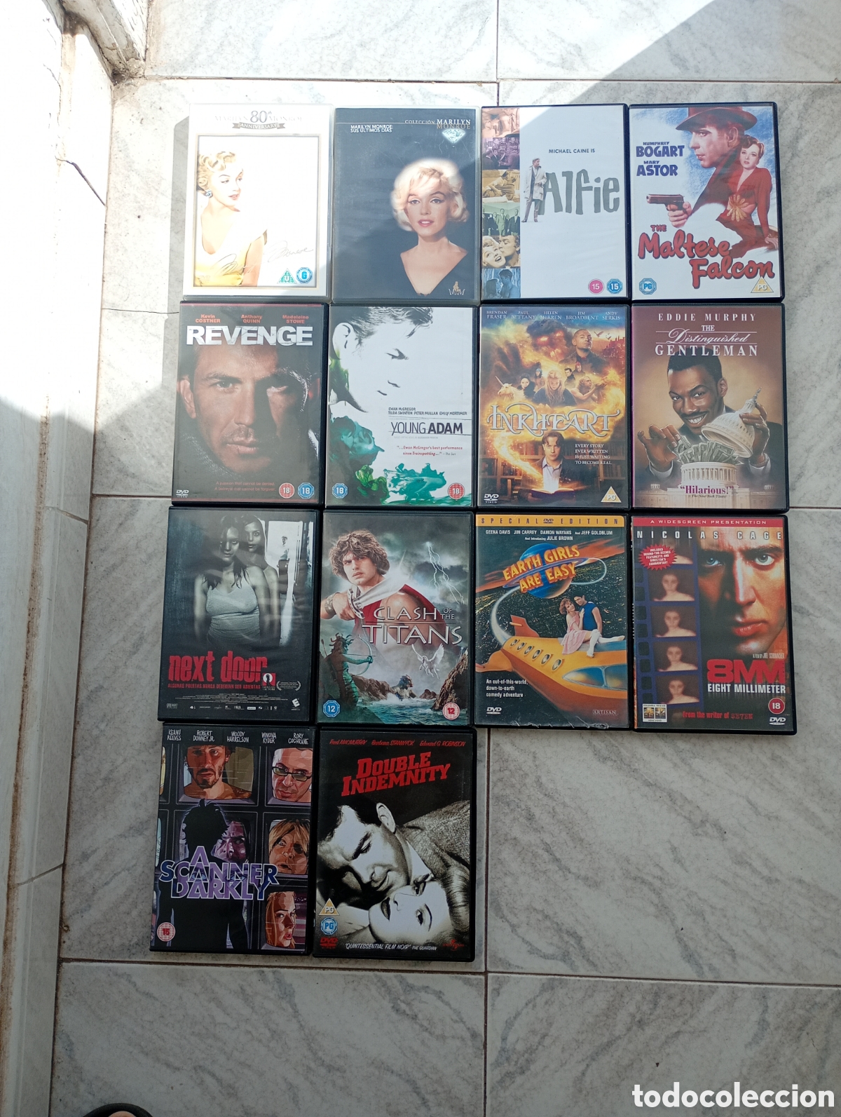 Cinema: LOTE 19 TITULOS DVD CLEOPATRA ELIZABERTH TAYLOR MARILYN MONROE