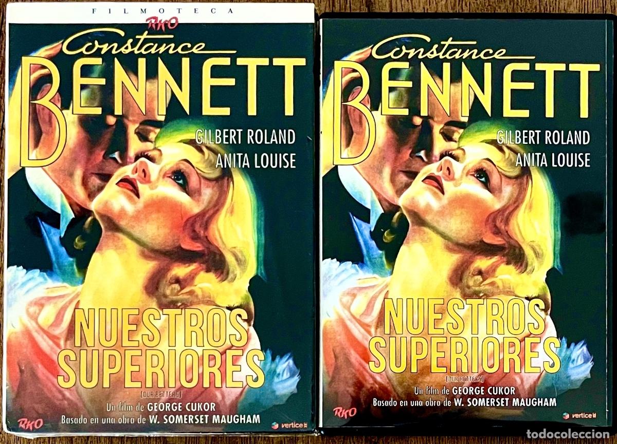 Cinema: NUESTROS SUPERIORES. Constance Bennett. George Cukor. Somerset Maugham CASI NUEVO. DVD+LIBRO+ESTUCHE