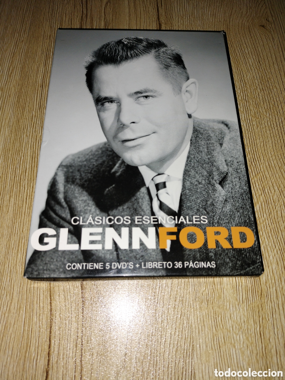 Cine: Glen Ford solo 2 pel&iacute;culas Cimarr&oacute;n y Furia en el valle + libreto 36 p&aacute;ginas