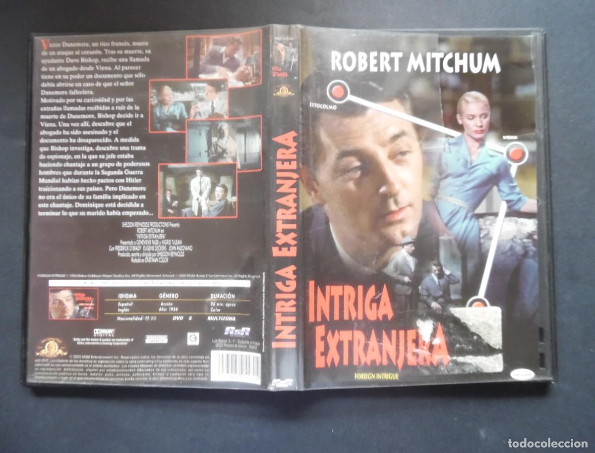 Cine: Intriga extranjera, de Shedon Reynolds con Robert Mitchum. Thriller de espionaje y suspense